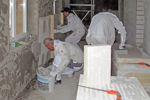  Innendämmung mit iQ-Therm von Remmers im Alten Bahnhof Warendorf 