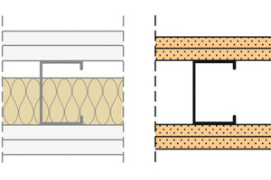  Trennwand F120 beziehungsweise El902 x 15 mm GKF + 60 mm/50 kg/m3 Mineralfaser2 x 12,5 mm Firepanel A1 ohne Dämmstoff 