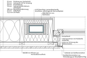  Detail Fensteranschluss, Maßstab 1 : 10 