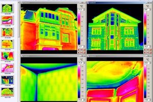  Beispiel für Anwendungsoberflächen für eine Thermografiekamera von Infratec 