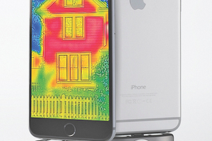  Mit der Flir One gibt es ein preisgünstiges Modul, das ein iPhone oder Android-Smartphone in eine Wärmebildkamera verwandelt 