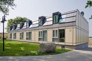 Eines der beiden im vergangenen Jahr fertiggestellen Wohnhäuser für die Mitarbeiter eines Golf- und Wellneshotels in Bad Saarow 