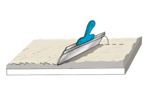  Bei steil gestelltem Werkzeug entstehen mehr Wellen im Untergrund 