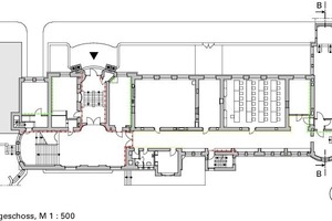  Grundriss Erdgeschoss, Maßstab 1 : 500 