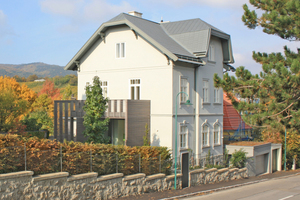  Die 1911 in Perchtoldsdorf erbaute Villa nach Abschluss der Umbauarbeiten 