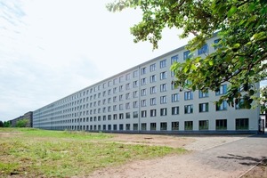  Die Jugendherberge erstreckt sich über einen 152 m langen Abschnitt des 4,5 km langen GebäudesFoto: Saint-Gobain Weber 