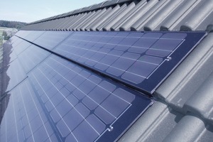  Ein PV-Modul verfügt über 20 monokristalline Hochleistungs-Solarzellen und ist in seinen Abmessungen an das Format des Dachsteins angepasst 