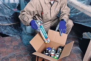  PUR-Schaumdosen können die Handwerker sammeln und kostenlos vom Recyclingunternehmen PDR abholen lassen 