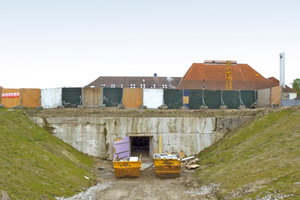  Einfahrt in das Tunnelsystem Foto: Remmers 