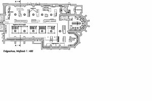  Grundriss Erdgeschoss, Maßstab 1 : 400 