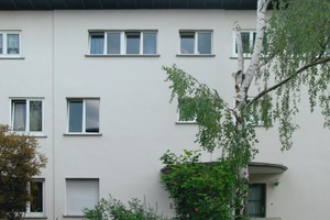  Das von Ernst May in Frankfurt-Niederrat erbaute Reihenhaus nach Abschluss der Sanierungsarbeiten 