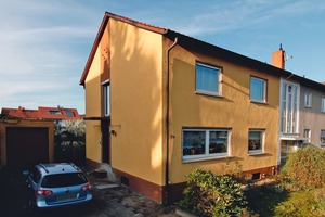 Schritt für Schritt mit dem Energiesparnetzwerk zum energieeffizienten Wohnhaus: hier die Modernisierung einer Doppelhaushälfte aus den 1960er Jahren in SpeyerFotos: Energiesparnetzwerk 