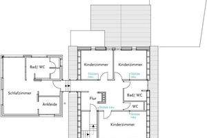  Grundriss Dachgeschoss, Maßstab 1 : 250 