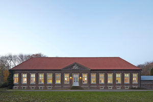  Ein ungewöhnlicher Alterssitz ist diese Orangerie. Der herrschaftliche barocke Bau steht in einem öffentlichen Schlossgarten 