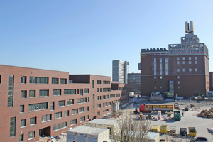  Auf dem ehemaligen Gelände der Unionbrauerei haben sowohl das Robert-Schuman- als auch das Robert-Bosch-Berufskolleg Platz 