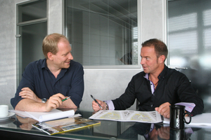  Burkhard Okel im Gespräch mit bauhandwerk-Redakteur Marvin Klostermeier 