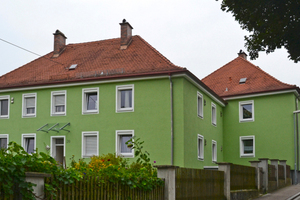  Das selbe Wohngebäude in Landsberg/Lech nach Abschluss der energetischen Sanierung 