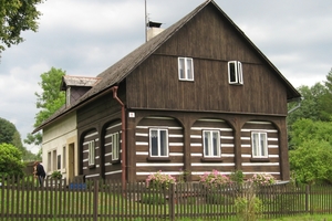  Umgebindehaus im tschechischen Teil des Dreiländerecks Polen-Tschechien-DeutschlandFoto: Thomas Wieckhorst  