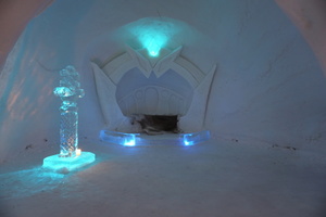  "Kaminzimmer" im Ice-Hotel 