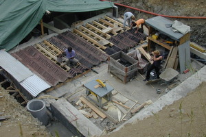  Baustelle aus der Vogelperspektive 