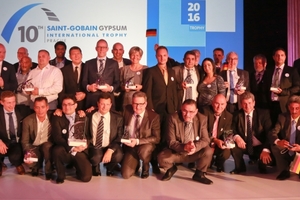  Alle Gewinner der 10. Saint-Gobain Gypsum International Trophy Anfang Juni in Prag 