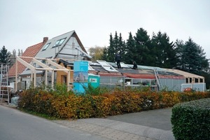  Anfang November standen die Um- und Anbauarbeiten am Siedlerhaus in Hamburg-Wilhelmsburg, dem so genannten LichtAktiv Haus, kurz vor ihrem Abschluss 