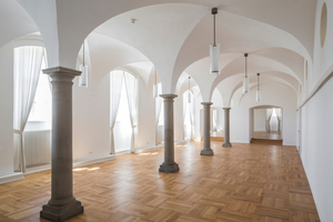  Rechts: In Schloss Meersburg wurde besonderer Wert auf den richtigen Weißton gelegt 
