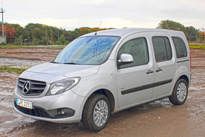  Unser zweiter Testwagen: Der Citan 112 mit 84 kW starkem, aufgeladenem Benzin-Motor 