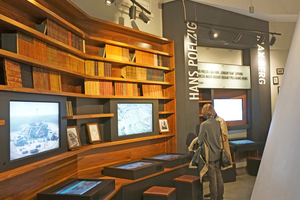  In einem kleinen Museum wird im Gebäude die Entstehung und der Bau der Jahrhunderthalle vermittelt Text + Fotos: Thomas Wieckhorst 