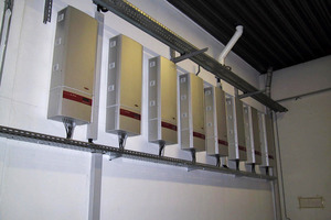  Im Gebäudeinneren installierte Wechselrichter 