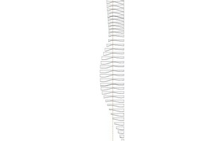  Grundriss und Deckenabwicklung der Suite 1 