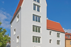  Im Herbst 2015 ist die Bebauung des historischen Grundstücks in der Regensburger Altstadt abgeschlossen 