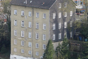  „Hochhaus“ aus Lehm: Im hessischen Weilburg entstand um 1830 dieser sechsgeschossige Stampflehmbau  