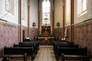  Blick in die Kapelle im Schloss Sayn 