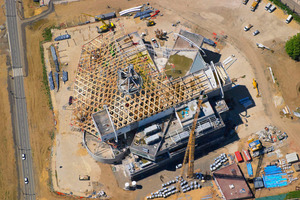  Luftaufnahme der Baustelle 