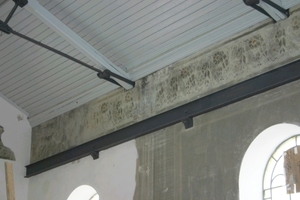  Detail der filigranen Dachkonstruktion<br /> 