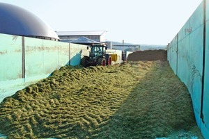  Nach der Ernte wird das Wiesengras siliert und anschließend ausgewaschen. Aus der so gewonnenen Zellulose wird der Einblasdämmstoff hergestellt 