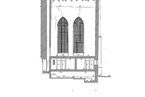  Vertikalschnitt, Maßstab 1:200 