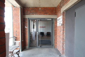  Offener Übergang vom Treppenhaus zu den Büros in den Obergeschossen des Speichers XI 