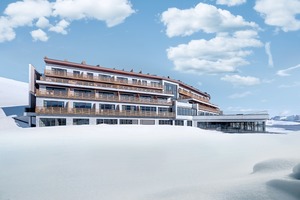  Das Hotel „Alpina Dolomites“ auf der Seiser Alm in Südtirol wurde unter anderem mit Lignatec-Fenstern von Finstral ausgestattet 