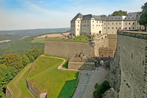  Die Festung Königstein in der Sächsischen Schweiz liegt auf 240 m Höhe über der Elbe. Foto: Wienerberger/Daniel Lorenz 