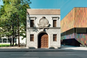  Seit Oktober vergangenen Jahres befindet sich im so genannten Türkentor neben dem Museum Brandhorst (rechts im Bild) das kleinste Museum Münchens 