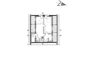  Grundriss Dachgeschoss, Maßstab 1:200 